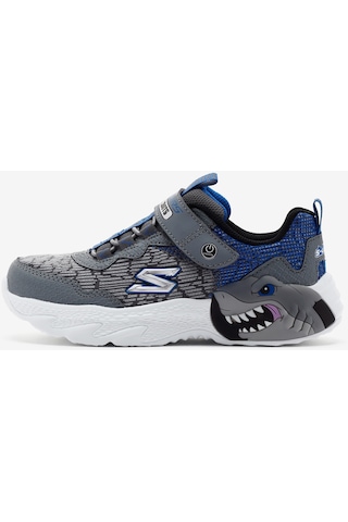 Skechers Creature - Lights Büyük Erkek Çocuk Gri Işıklı Spor Ayakkabı 400617l Ccbl Gri