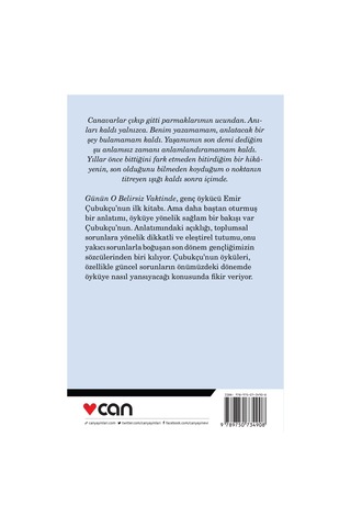 Günün O Belirsiz Vaktinde - Emir Çubukçu - Can Yayınları