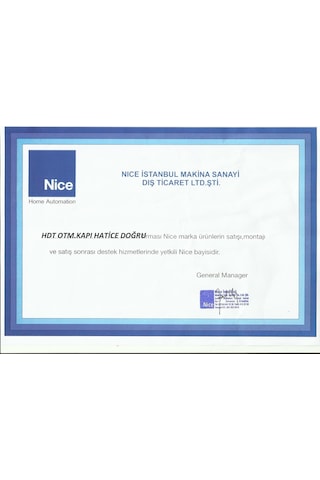 Nice Kumanda-Nice Garaj Kumandası-