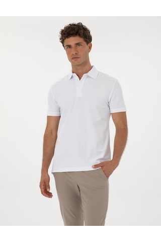 Pierre Cardin Erkek Beyaz Tişört Basic 50306154-vr013 Beyaz