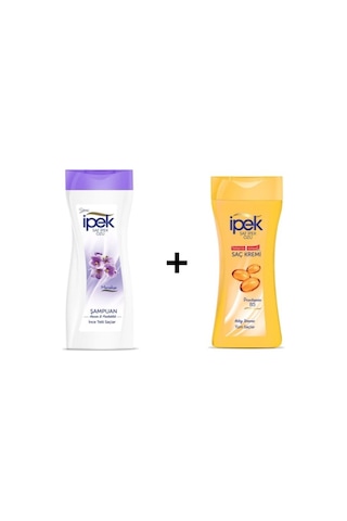 İpek Menekşe Özlü Şampuan 480 Ml + İpek Saç Kremi 480 Ml--2'li Se