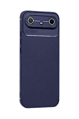Newface - 864 - Tecno Spark Slim 5g Auto Focus Karbon Kapak - Glblseme - - Lacivert