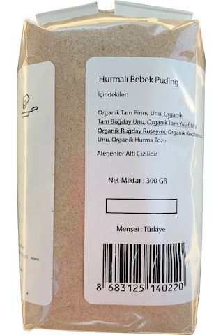 Ketbox Doğal Katkısız Hurmalı Bebek Pudingi Muhallebi Karışımı 300 G