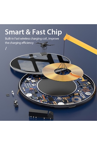 10w Wireless Kablosuz Hızlı Şarj Pedi Fast Charger Pad - Al4004