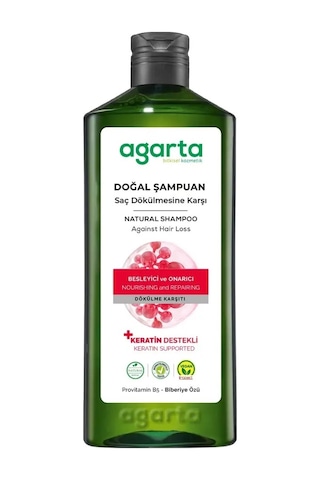 Agarta Doğal Şampuan 400 Ml Saç Dökülmesine Karşı Çözüm Dökülen