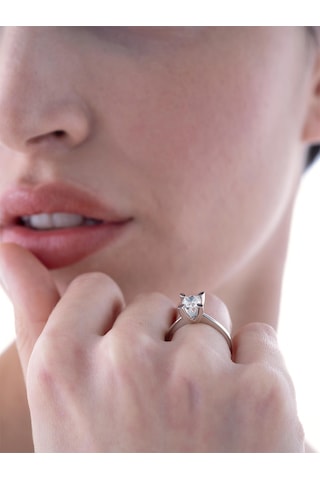 0,52 Karat Idl Sertifikalı Tektaş Pırlanta Yüzük-818