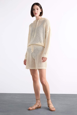 Defacto Esnek Belli Kroşe Plaj Şortu F7463ax25hser105 Ekru