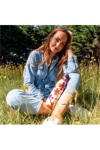 Les Artistes Paris Isı Yalıtımlı Çelik Termos Matara 500ml Petals Çok Renkli