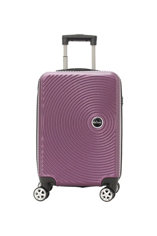 Escape Vlz 072-set Abs 8 Tekerlekli Büyük, Orta, Kabin Boy Valiz, Bavul Seti, Mor