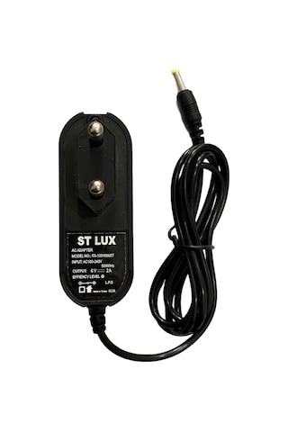 6V Tansiyon Aleti Adaptörü Omron Uyumlu 6 Volt 4X1.7 Soket Jack