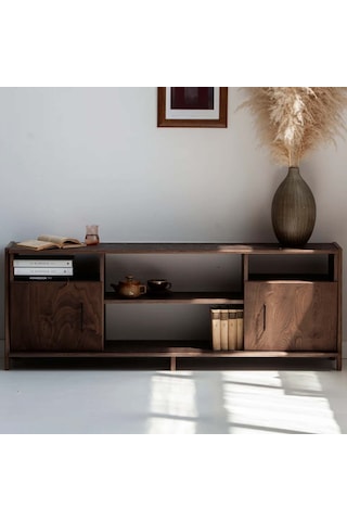 Woodesk Viento, Ahşap, Dolap Ve Konsol, 170x60, Ceviz Renk