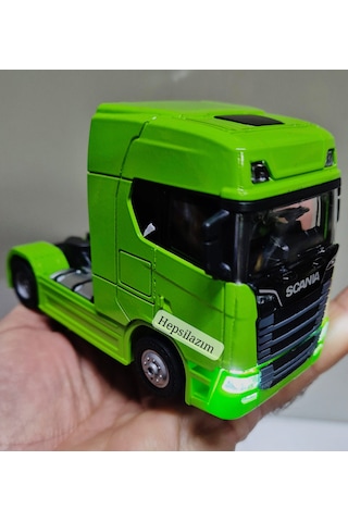 Scania Kafa Oyuncak Tır Taşıyıcı Scania Yeşil