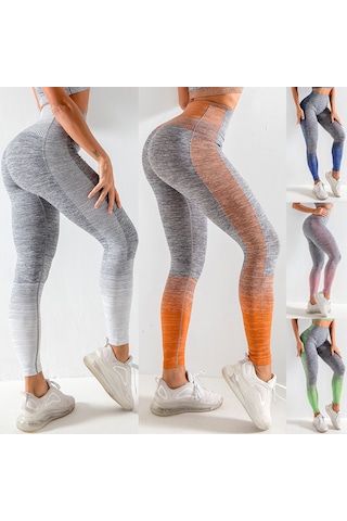 Skycity Renkli Patchwork Desenli Kadın Yoga Taytı - Yüksek Bel, Uzun Boy, Polyester, Spandex & Nylon Pembe