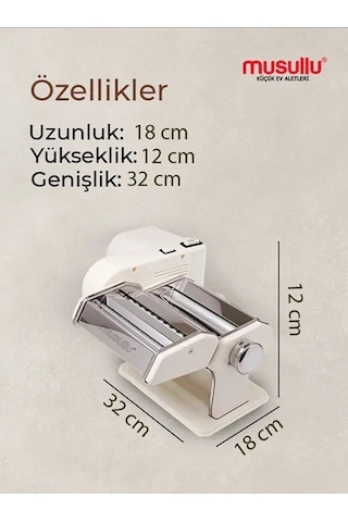 Musullu Ms-e150 150 Elektrikli Erişte Makinesi