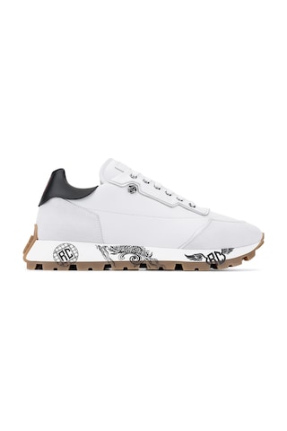 Roberto Cavalli Erkek Hakiki Deri Beyaz Sneakers & Spor Ayakkabı 780 29777 Erk Ayk Sk25-26 Neve Beyaz