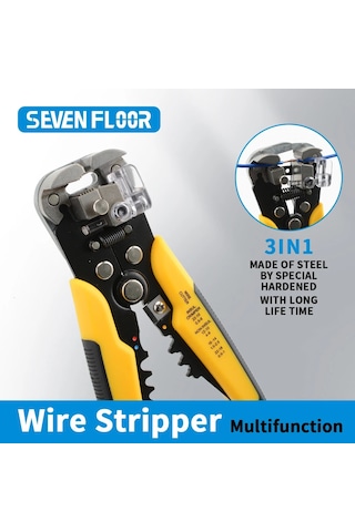 Tel Sıyırma Çok Fonksiyonlu Pense Kablo Kesim Crimpterminal