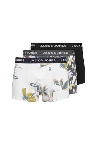 Jack & Jones Erkek Boxer 12273114 Siyah-beyaz-antrasit Siyah-beyaz-antrasit