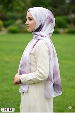 Buqle Dijital Desenli Soft Şal 446-121 Çok Renkli