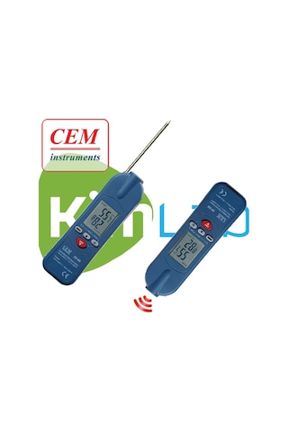 Cem Ir98 Hem Lazerli Hem Problu Termometre Çok Renkli