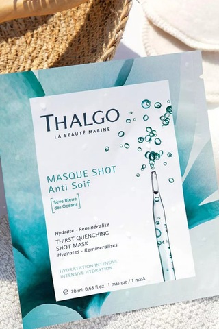Thalgo Thirst Quenching Shot Mask, Yoğun Nemlendirici Ve Dolgunlaştırıcı Marine Yüz Maskesi