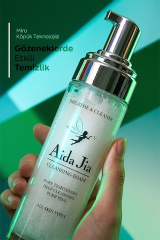 Aida Jia Nemlendirici ve Gözenek Sıkılaştırıcı Yüz Yıkama Köpüğü 150 ML