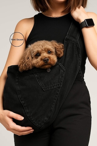 Salya Store Kedi Köpek Taşıma Çantası Black Jean Köpek Taşıma Çantası 0-8 KG Salya Store Kedi Köpek Taşıma Çantası Black Jean Köpek Taşıma Çantası 0-8 KG
