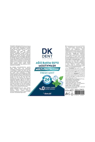 Dkdent Nane Özlü Seyahat Boy Ağız Bakım Suyu 100 Ml