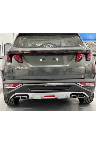 Hyundai Tucson 2021+ Için Uyumlu Arka Tampon Koruma