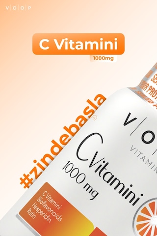 VOOP Vitamin C + Turunçgil Bioflavonoidleri 1000 mg 30 Tablet