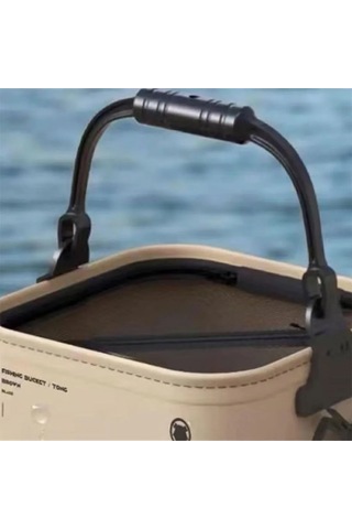 Açık Balıkçılık Kovası Katlanabilir Ve Taşınabilir Net Canlı Çok Renkli