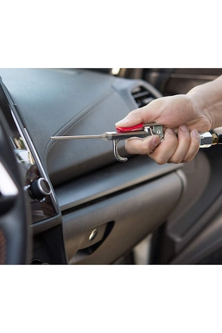 Padalink Zink Alloylu 1/4 İnç El Tipi Hava Bloweri, 90psı Basınçlı, Elektronik/makine Temizliği İçin Taşınabilir Hava Fişi