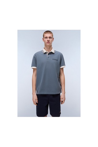 Napapijri Napapıjrı Gri E-zerı Ss Erkek T-shirt Np0a4ıd4g1y1