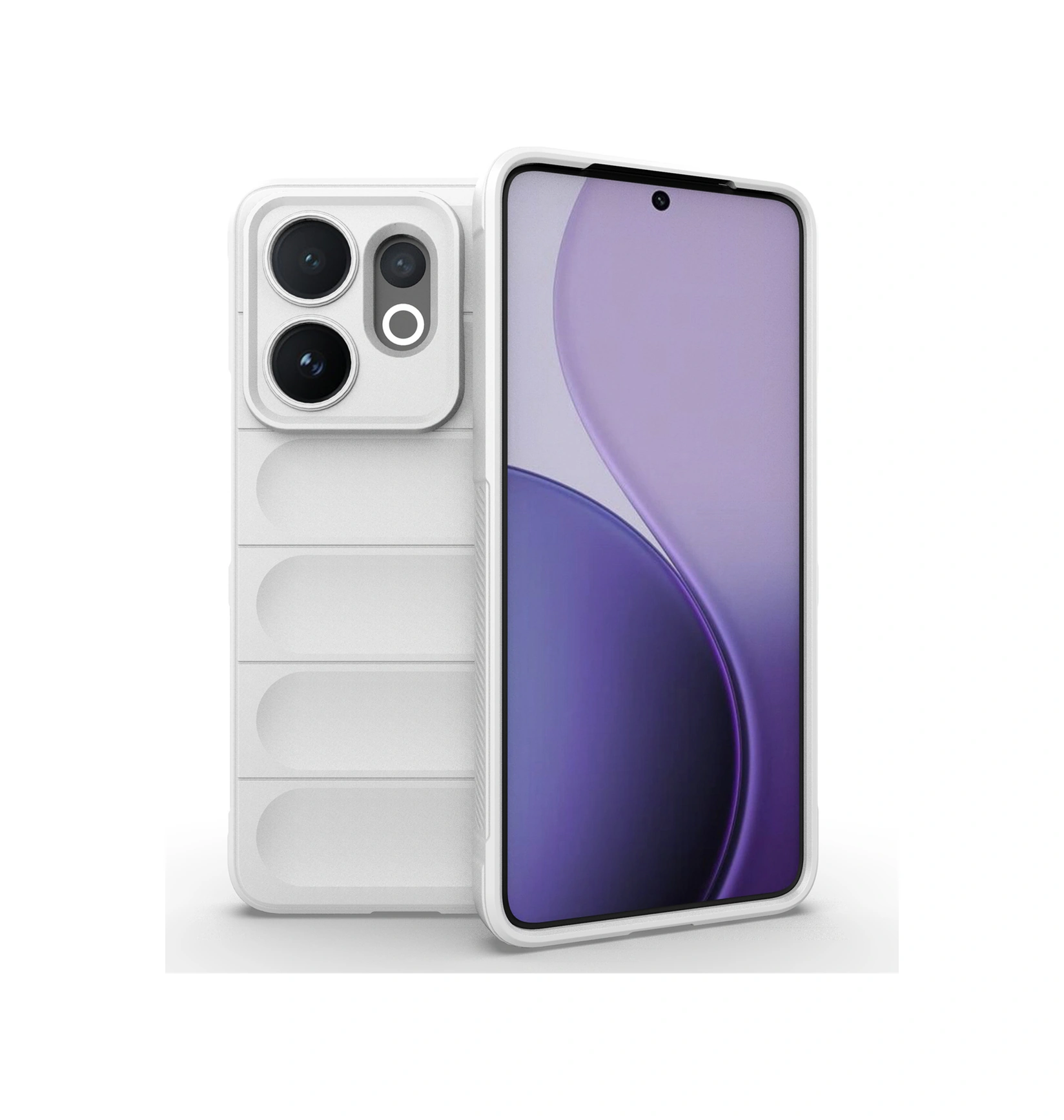 Vivo V60 5g Kılıf Düşmeye Karşı Dayanıklı Yumuşak Tpu Sağlam Telefon Arka Kapağı - Beyaz Beyaz