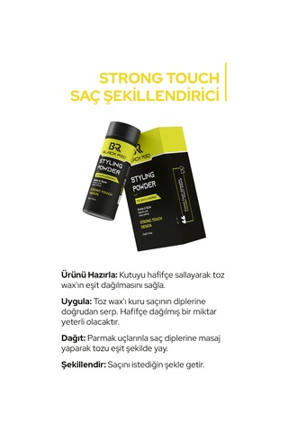 Saç Şekillendirici Toz Wax Strong & Semimatte Toz Wax İkili Set Saçbakım