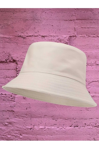 Tezzgelsin Unisex Uv Korumalı Pamuku Bucket Şapka Bej