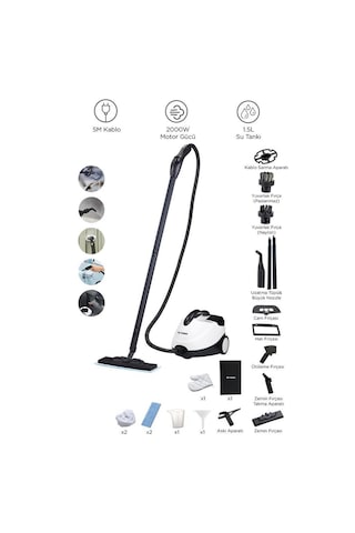 Torima V22B Koltuk Ve Halı Yıkama Makinesi + CB-08C Buharlı Temizleyici