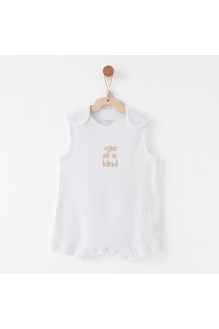 Andywawa Bebek Tulum Romper Anw-ac26761 Beyaz