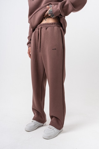 Erkek Respire Yazı Detaylı Basic Baggy Eşofman Altı Kakao Kahverengi