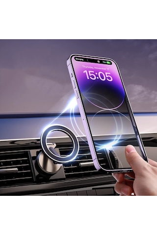 Dexmon Magsafe Katlanabilir Mıknatıslı Mini Araç İçi Telefon Tutucu