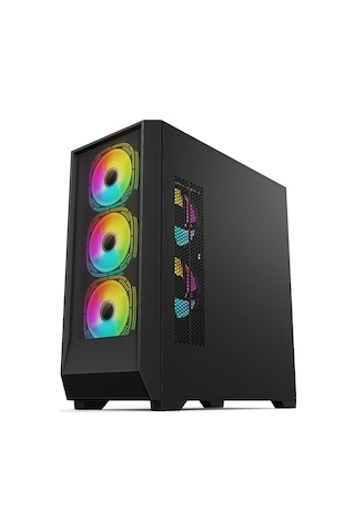 Iromx Orenda Btx-75g3 750w 4x12cm Argb Fan Atx 2xusb2.0/1xusb3.0 360mm Soğutucu Destekli Siyah Kasa