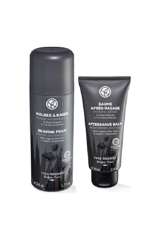Yves Rocher Ferahlatıcı ve Yatıştırıcı Tıraş Köpüğü 200 ML+Tıraş Sonrası Balsam 100 ML