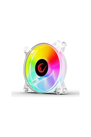 Rampage 6c-121 12cm Rainbow Aydınlatmalı Şeffaf Pc Kasa Fanı