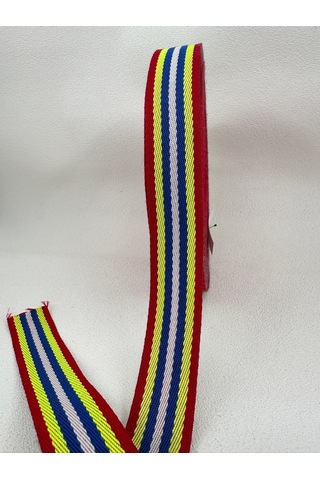 3 Cm Çizgili Şerit-5 Metre- Renkli -1