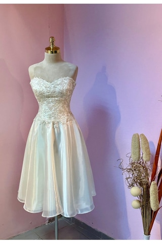 Nikah Elbisesi Beyaz