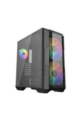 Haf 500 Tg Mesh Argb 1x120cm 2x200cm Fanlı Midt Atx Siyah Kasa