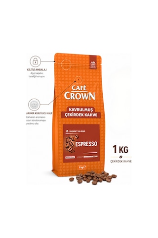 Çekirdek Kahve 1kg Medium Roast, Sunset Blend,espresso Çekirdek Kahve