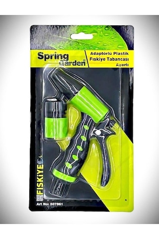 Balkon Için Plastik Su 3 Fonksiyonlu Fıskiye Tabanca