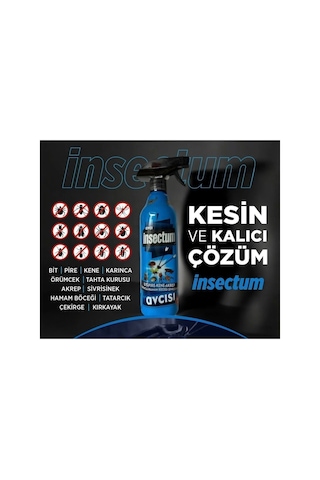 Böcek Avcı Sprey Örümcek Akrep Sivrisinek Hamam Böceği Karınca Tahta Kurusu Bit Pire Kene