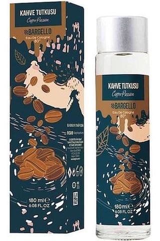 Bargello Kahve Tutkusu 180 Ml Cam  Dökme Kapak Kolonya Edc
