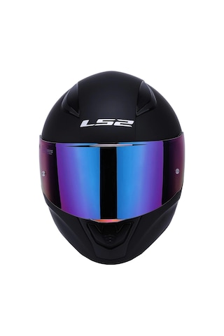 Ls2 Rapıd 2 Renkli Cam+Şeffaf Cam Kapalı Kask Mat Siyah